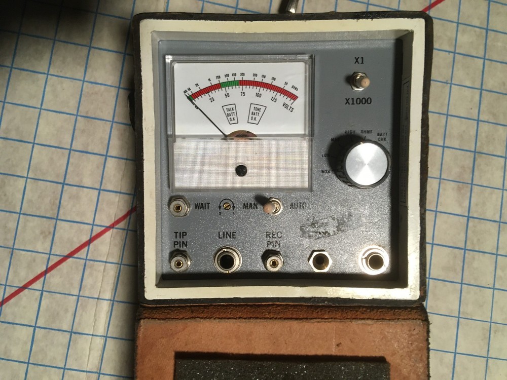 PERKINS RESEARCH PR25A TEST METER AND CALL TONE ANALYZER