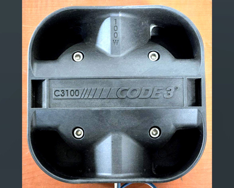 Code 3 - C3100 100 Watt Siren Speakers SD3100 w/ Mounting Bracket & Hardware