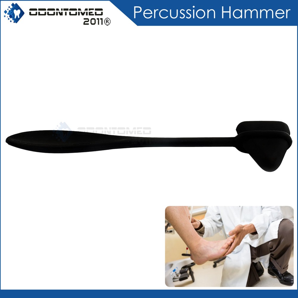 Taylor Percussion Hammer with PVC Black Head with Plastic Handle (Black)