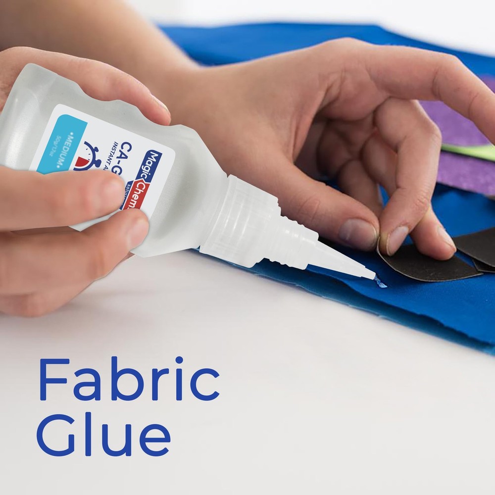 Magic Chems CA Glue with Activator (2 x 3.5 Extra Large Set (1 Pack), Clear