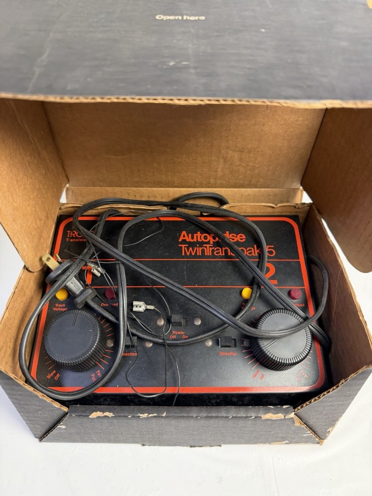 Autopulse TwinTransPak 5 Model Train Power Pack Dual Control w/ Box
