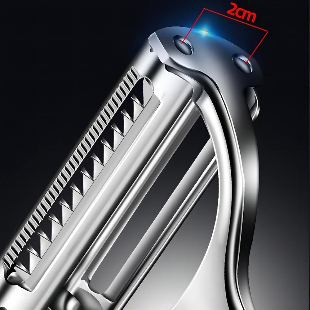 Dual Blade Stainless Peeler Julienne