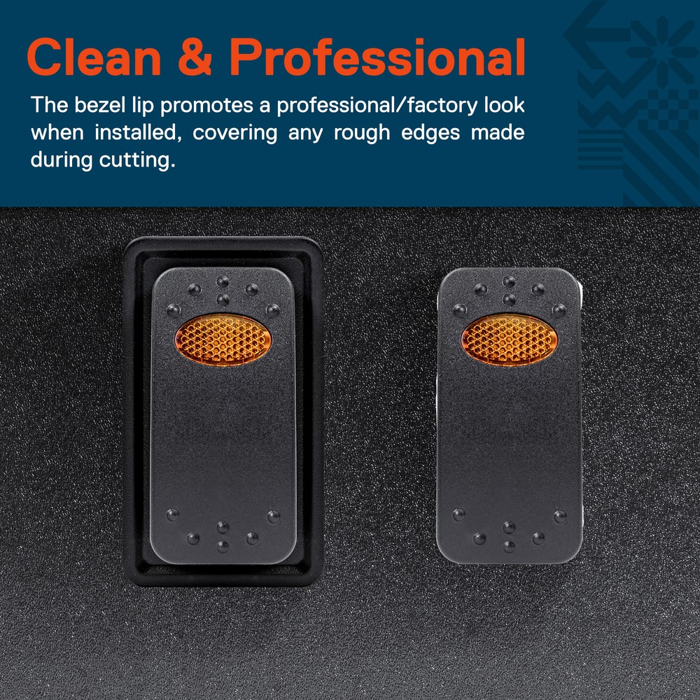 1-Slot Rocker Switch Panel Housing Kit