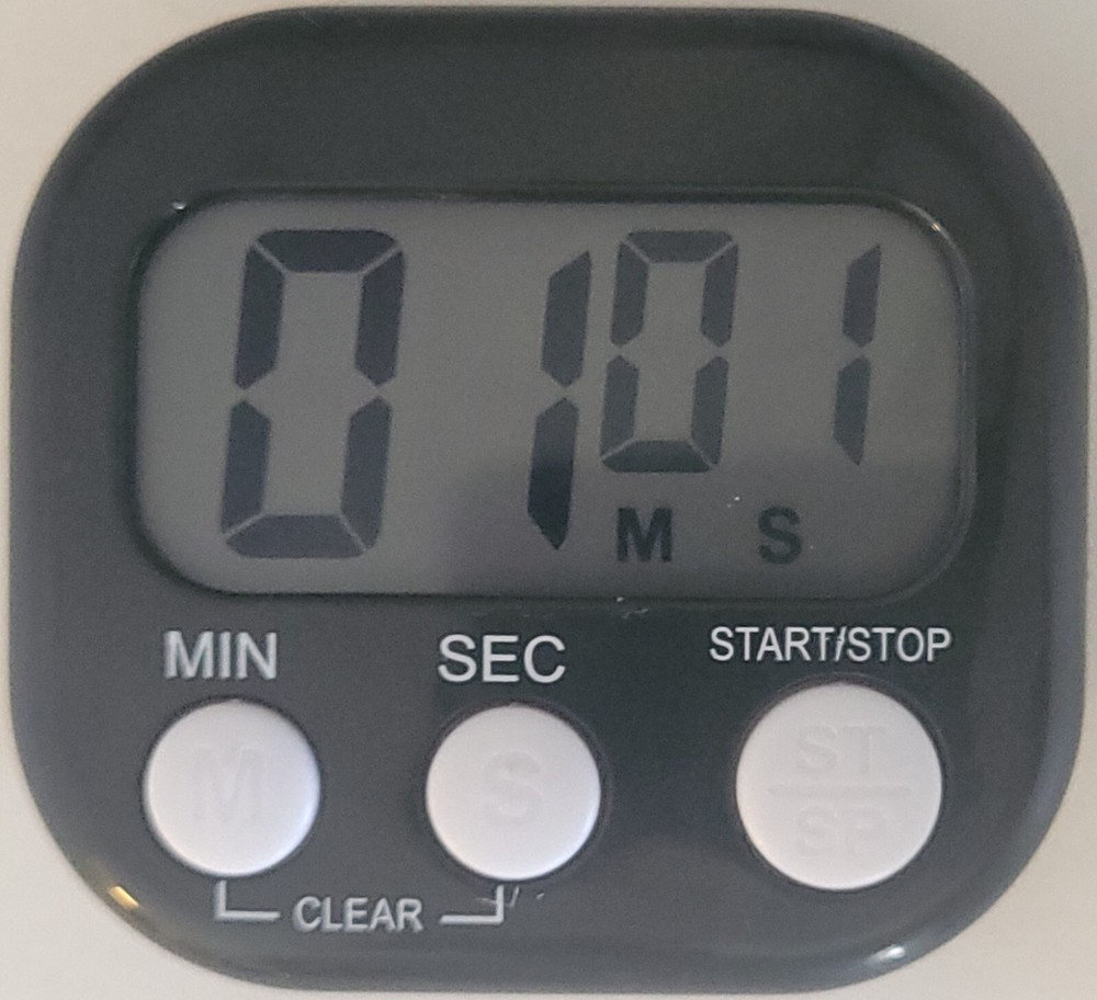 Compact Digital Timer, Kitchen All-Purpose Timers Count Up or Down, Select Color