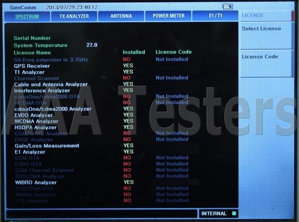 GenComm GC7105A Base Station & Cable Antenna E1 T1 Interference Analyzer WIBRO