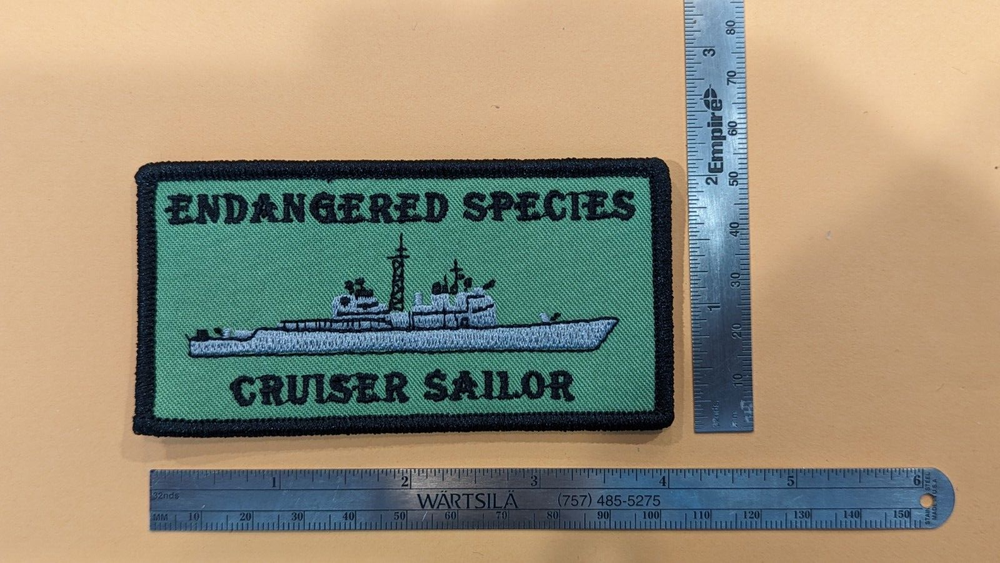 Navy Cruiser Patch "Endangered Species" (Type III NWU)