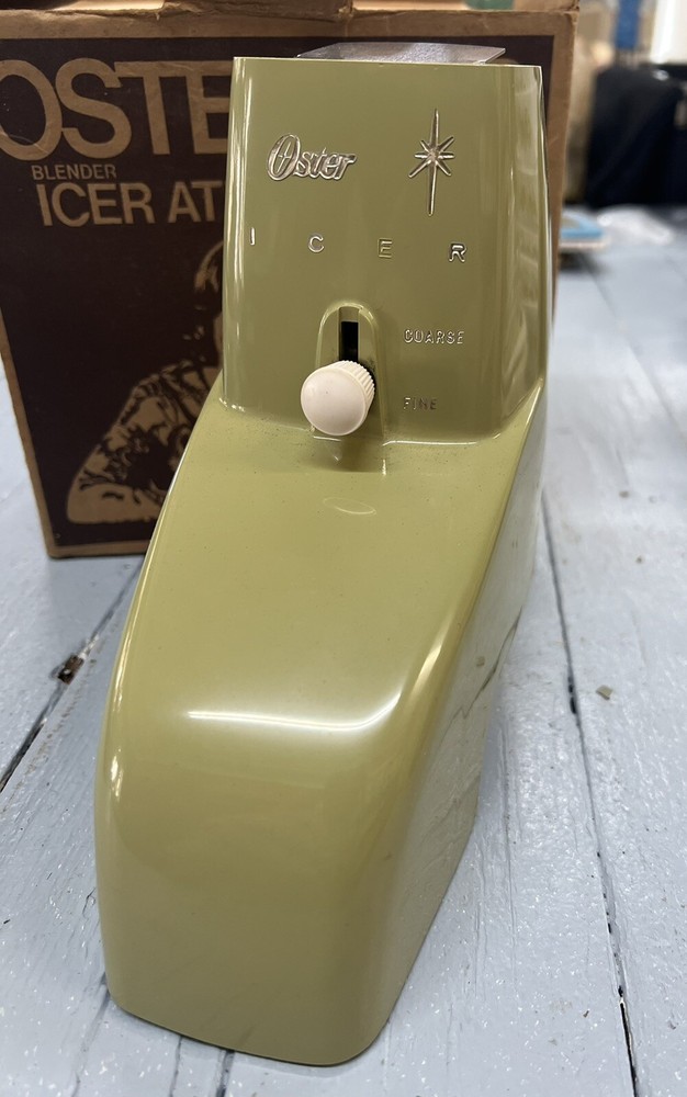 Oster / Osterizer Blender - Icer Attachment Crushed Ice - Model 435 - Avocado