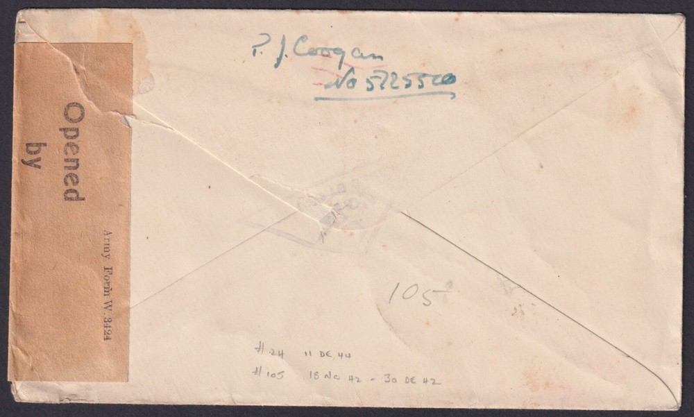 MALTA: (18235) CENSOR CANCEL/COVER