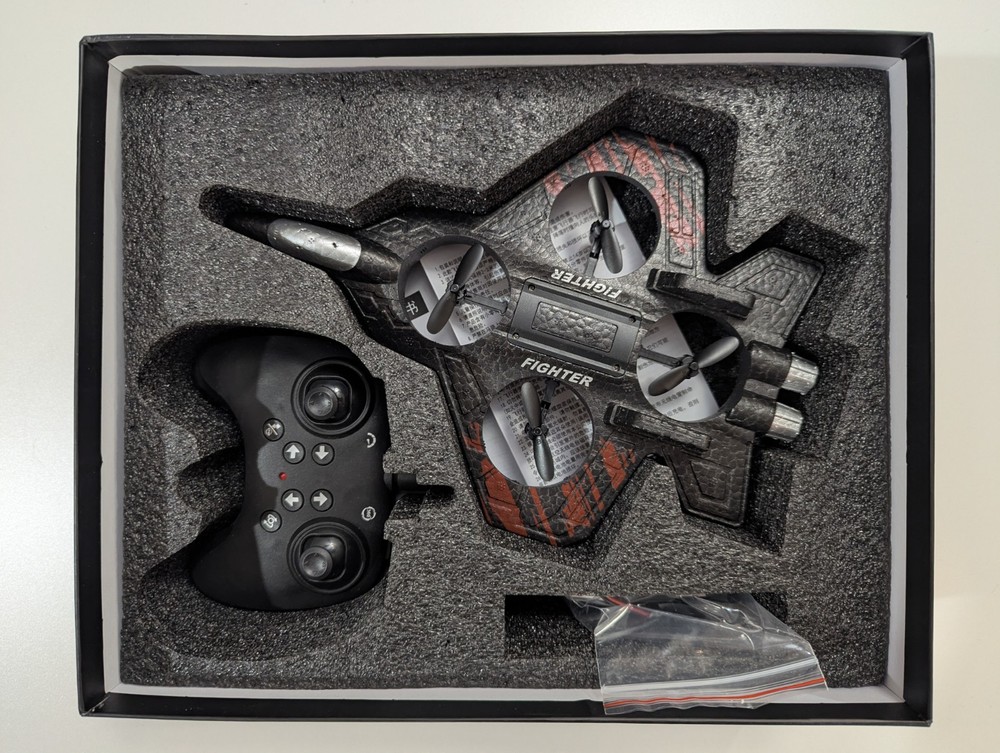 Interstellar Fighter plane DMES EZ 3 Remote Control Aircraft