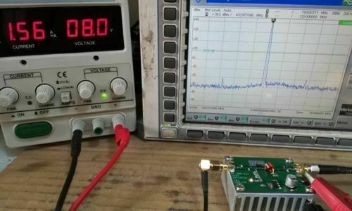 433MHz 8W RF High Frequency Power Amplifier Digital Amp Module Assembled