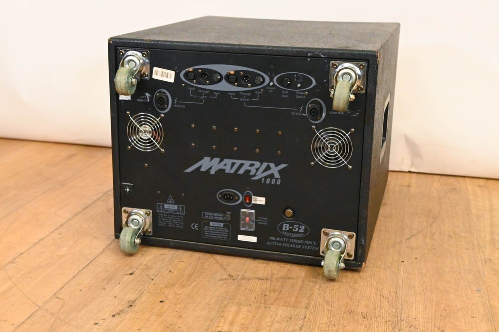 B-52 Matrix 1000 15" Active Subwoofer CG01UTF