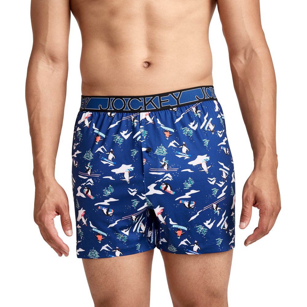 Jockey Men's Active Microfiber 4.5" Boxer