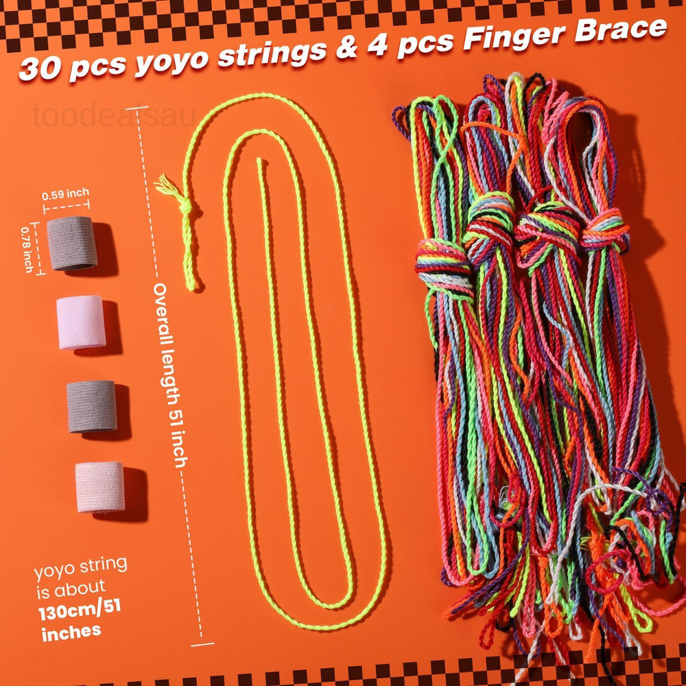 Yoyo String,30 Professional Polyester yo Strings Green