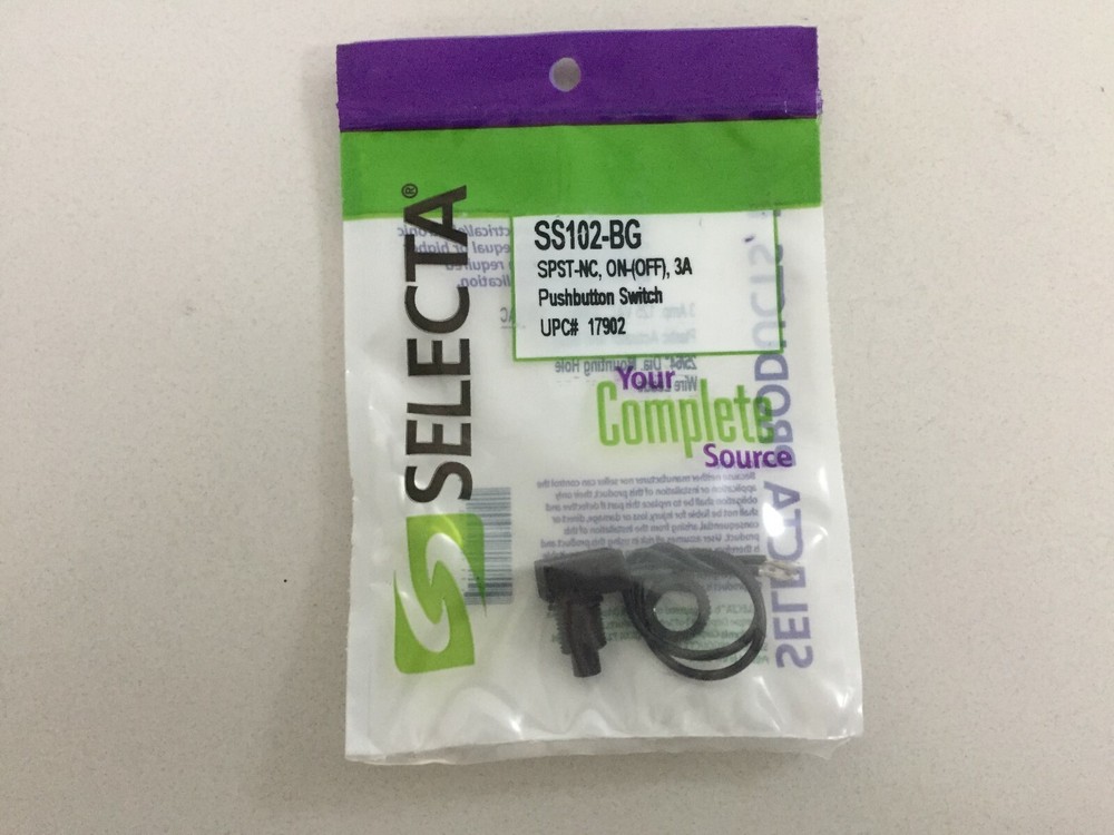 SELECTA SS102-BG 3 AMP PUSHBUTTON