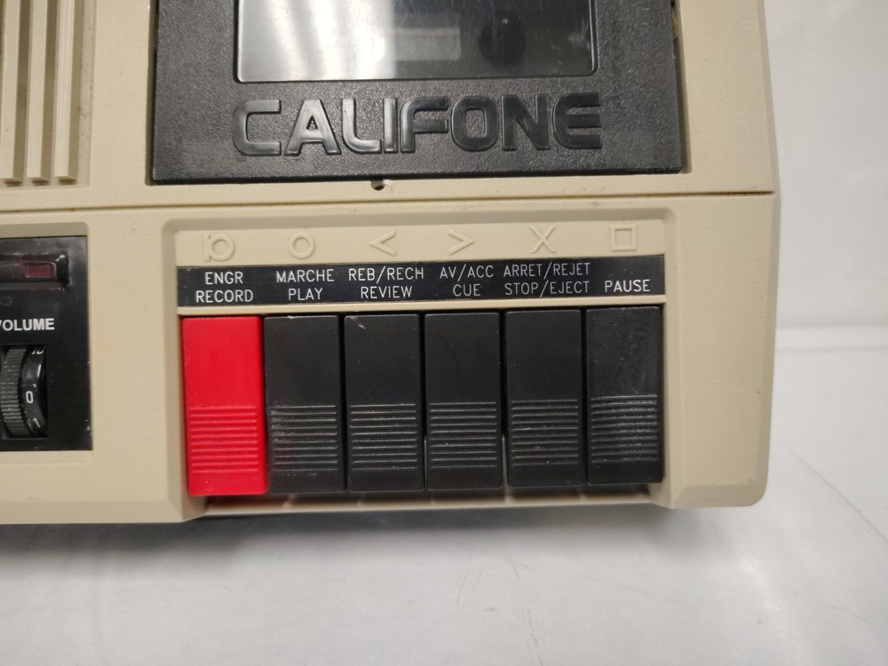 Califone 5262AV Classroom Cassette Player Recorder - SEE DESCRIPTION