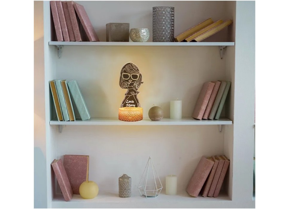 3D LED Night Light with Remote Control