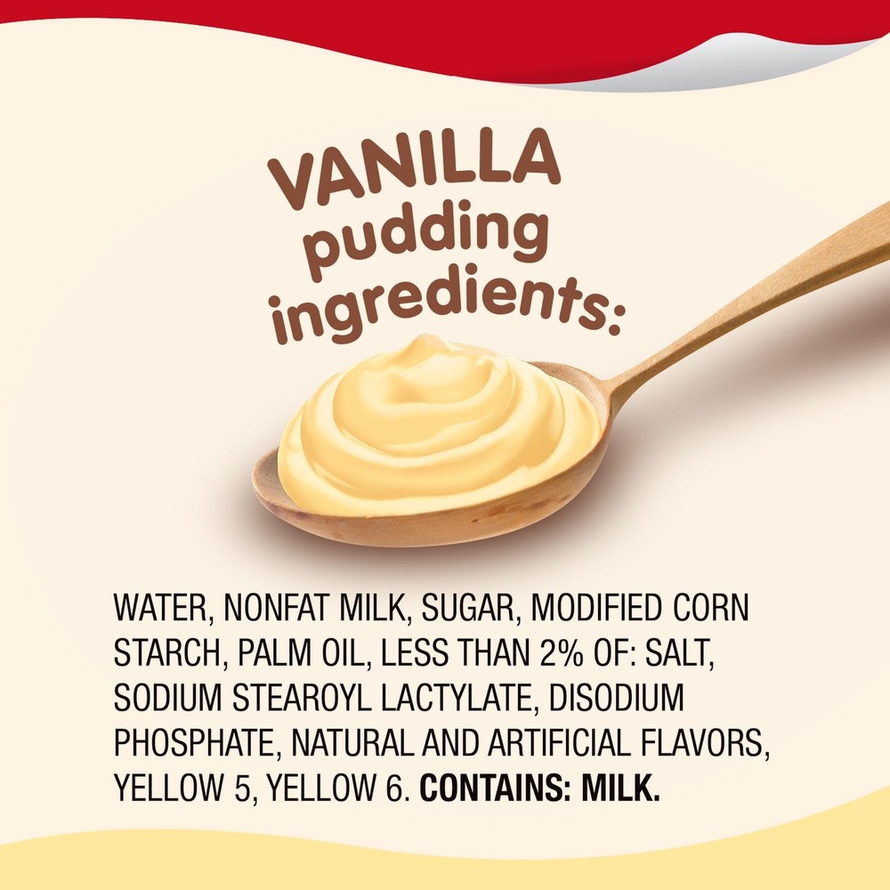 (4 pack) Snack Pack Super Size Vanilla Pudding, 5.5 oz Pudding Cups, 6 Count