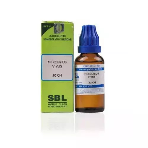 SBL Homeopathic Mercurius Vivus Dilution 30ml