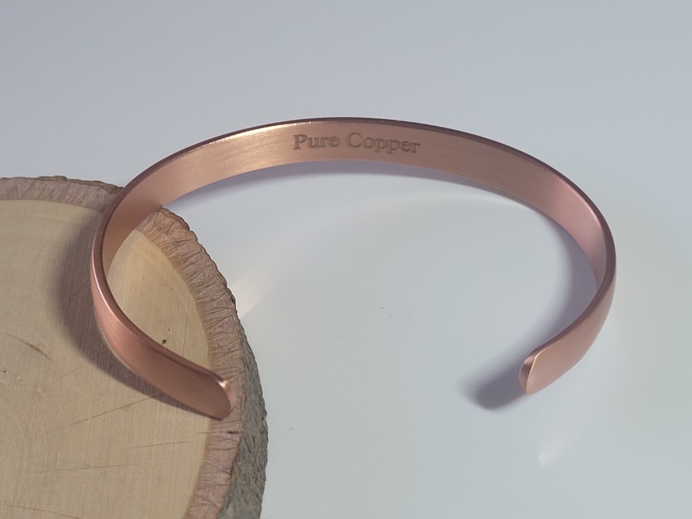 3 Pack Solid Copper Magnetic Bracelet Pure Copper Arthritis Therapy Cuff Bangle