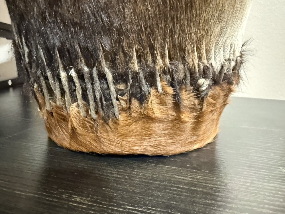 traditional African double-hide drum