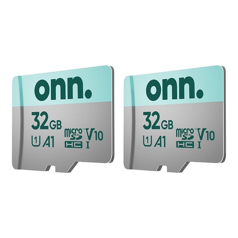 32GB Class 10 U1 MicroSDHC Flash Memory Card 2-Pack