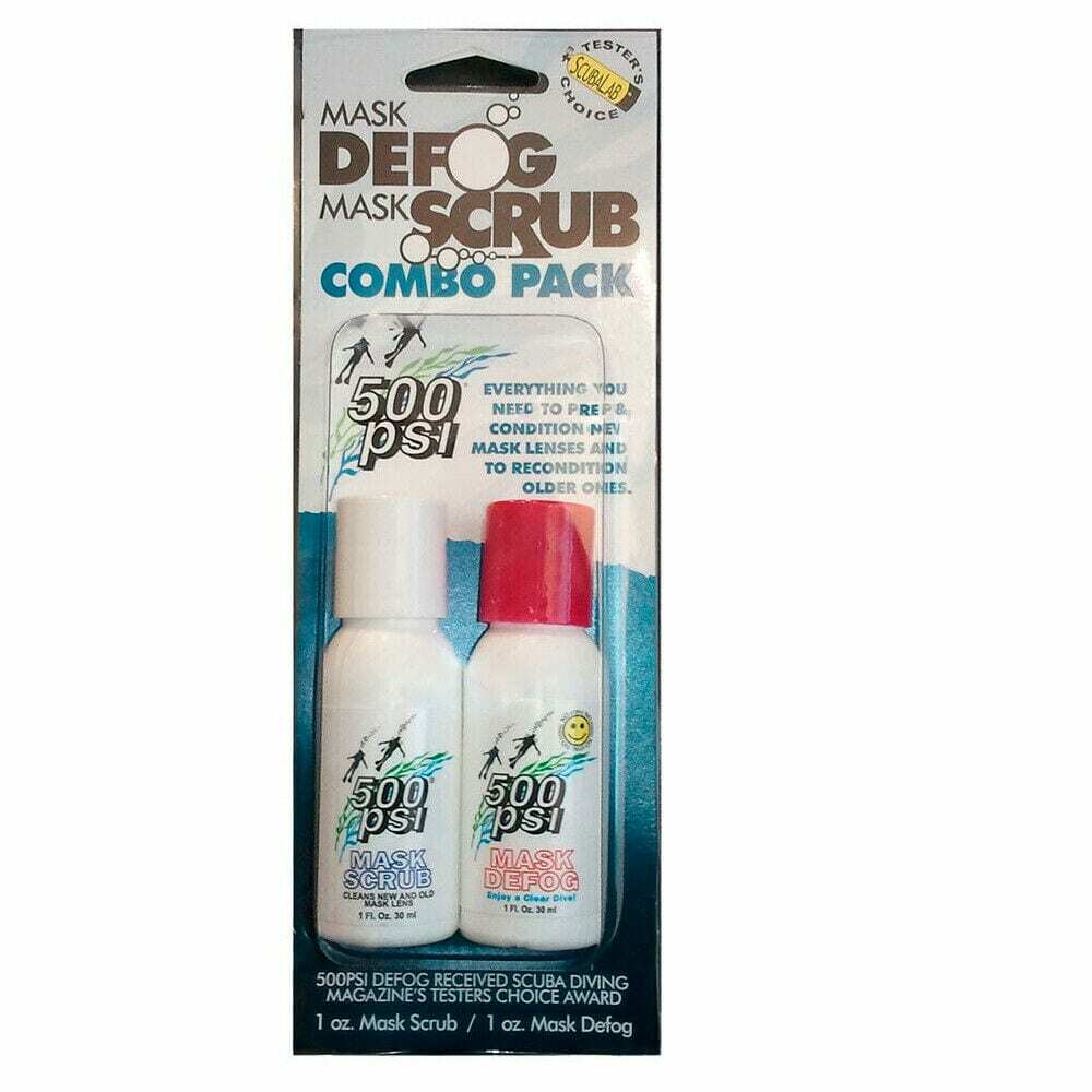 Innovative Scuba 500 PSI Defog/Mask Scrub Pack