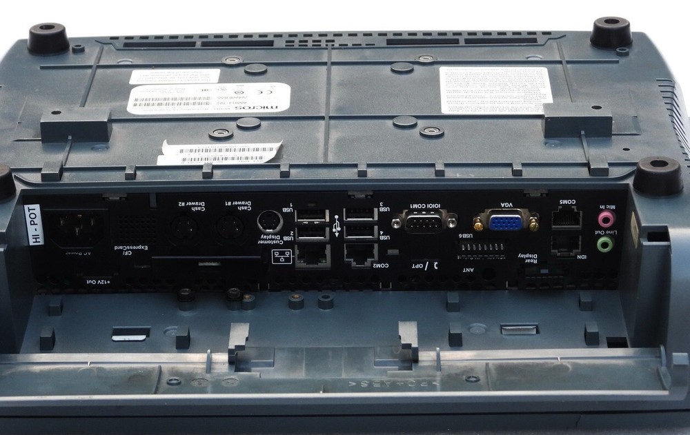MICROS WORKSTATION 5A SYSTEM UNIT DIGITAL DISPLAY TOUCHSCREEN POS COMPUTER