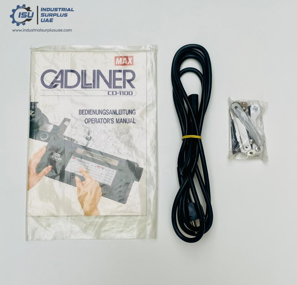 Max Cadliner CD-1100 Automatic Lettering Machine Drafting Tool 220 VAC