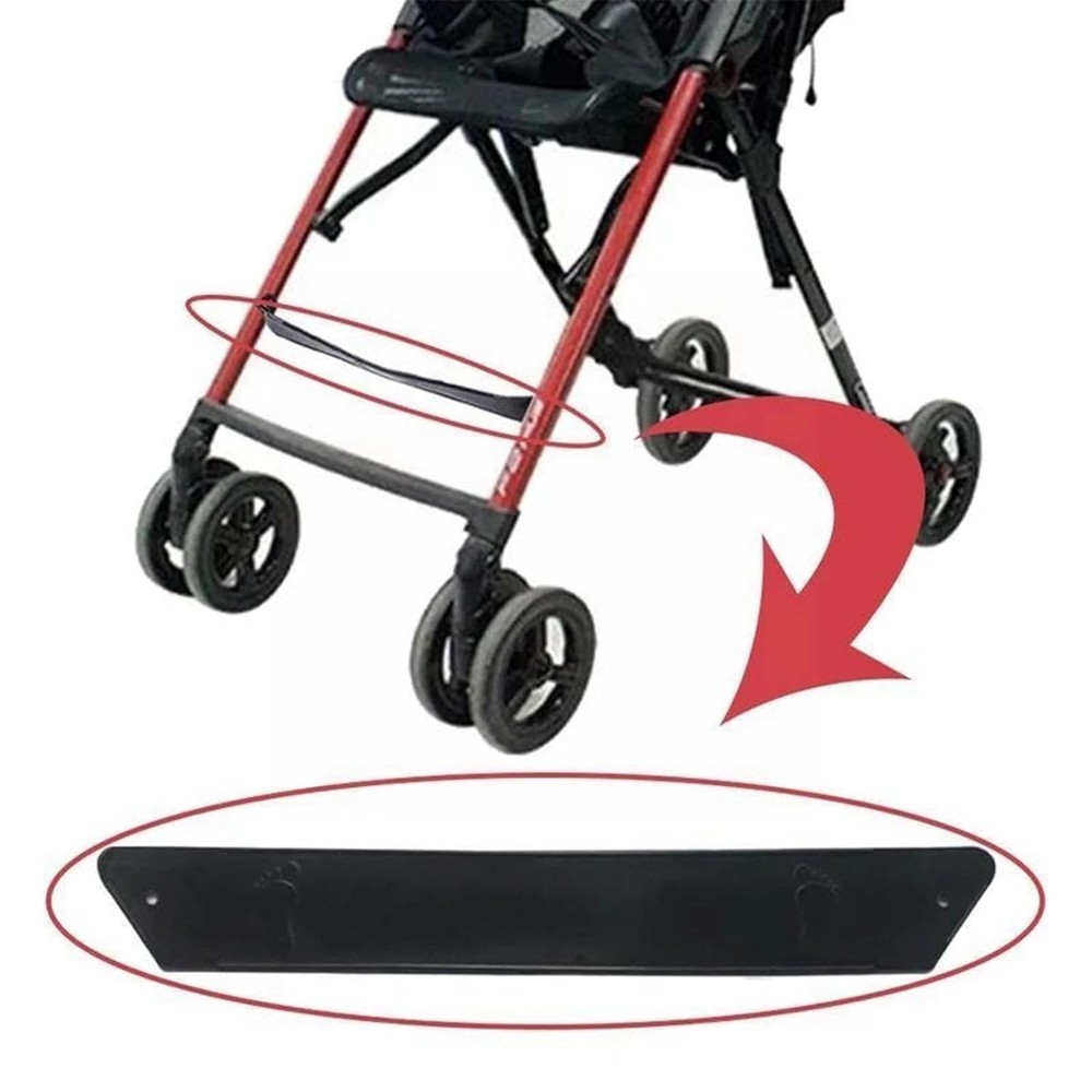 Black Stroller Footrest Replacement Adjustable Extension