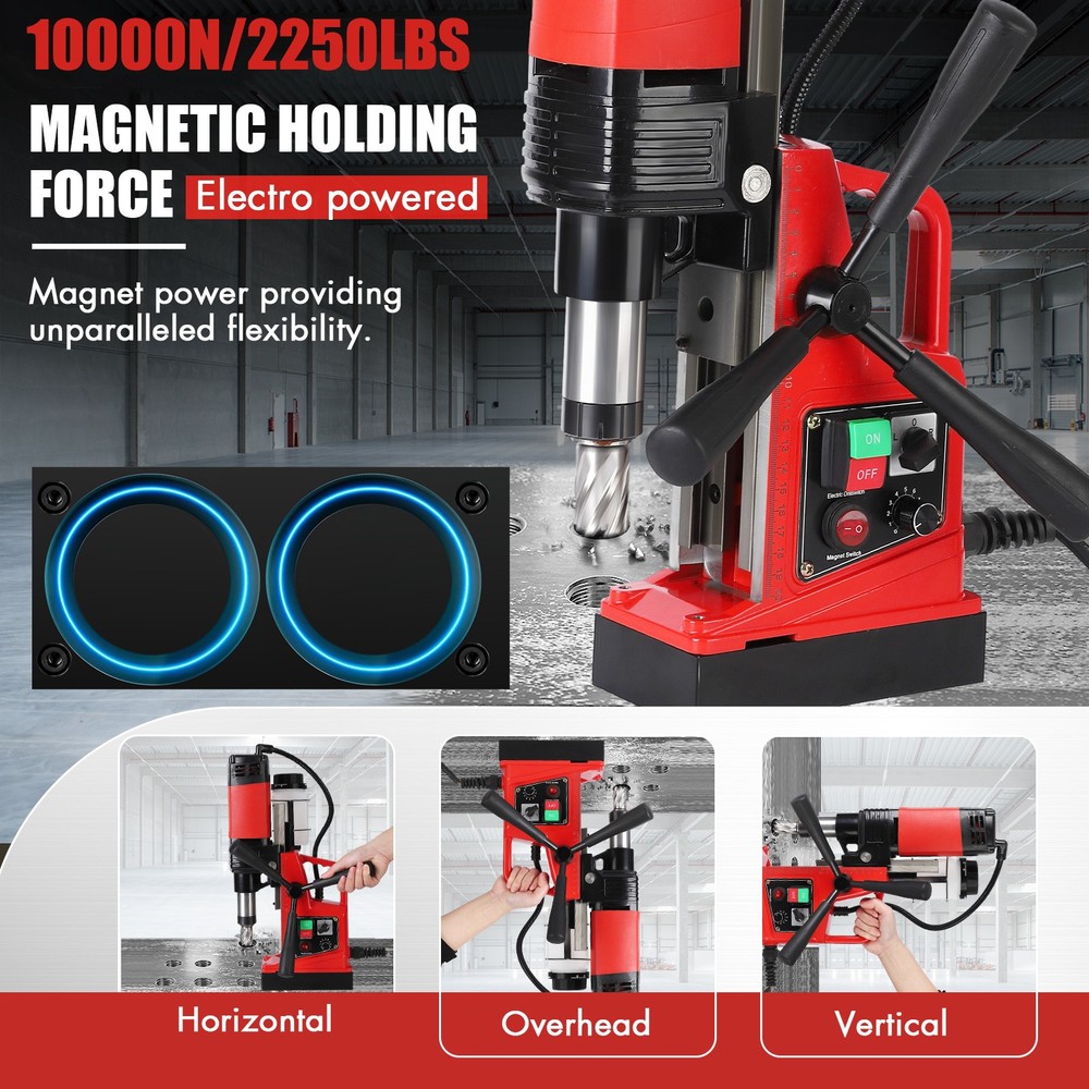 High-Precision Magnetic Drill Press 1400W Professional Electric Drilling Machine