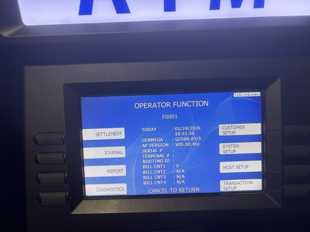GenMega G 2500 ATM - Great Condition! SKU # 4