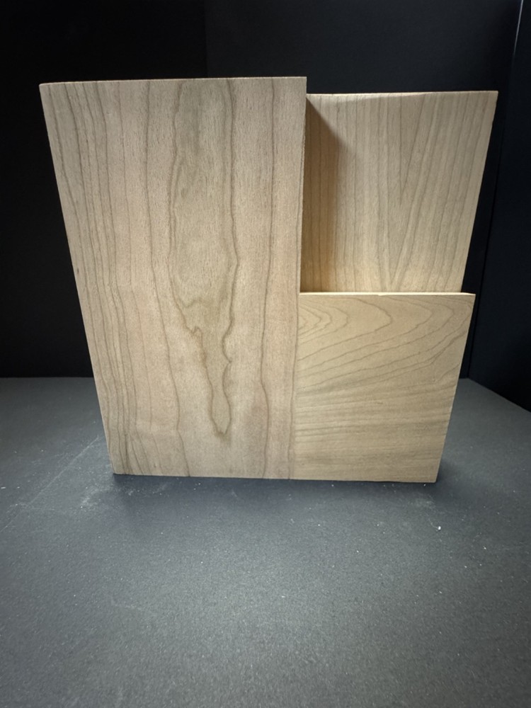Cherry 3 Panel Equal Mission Shaker Flat Panel Solid Core Interior Wood Doors