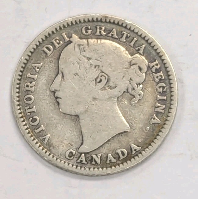 1900- Canada 10 Cent Coin-#T151