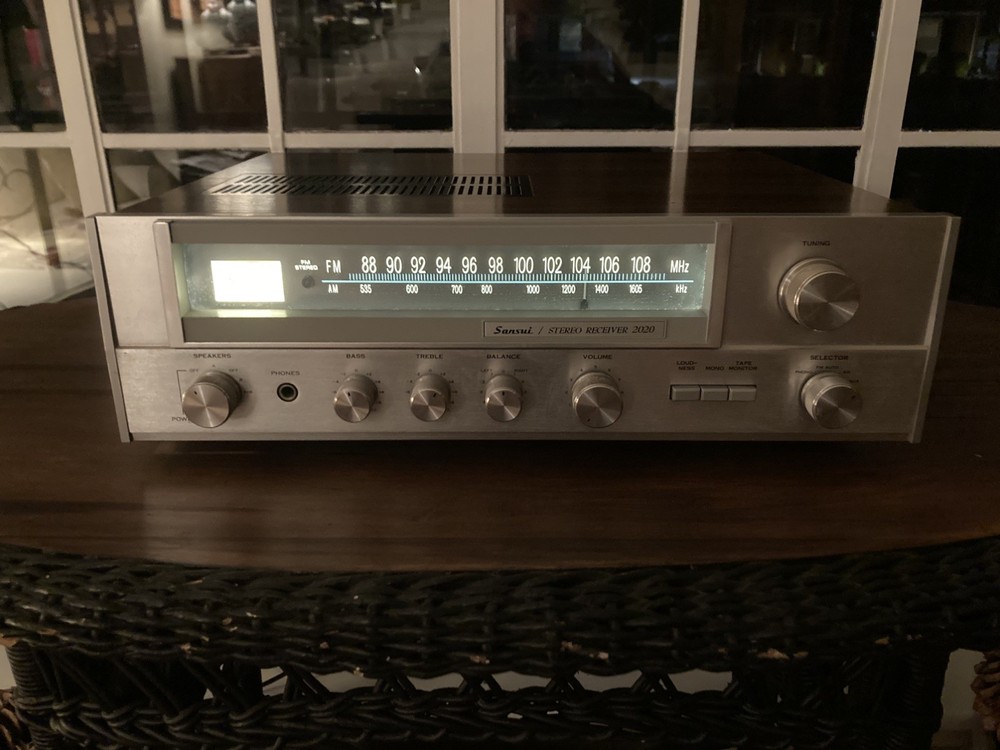 SANSUI 2020 STEREO RECEIVER SERVICED & TESTED