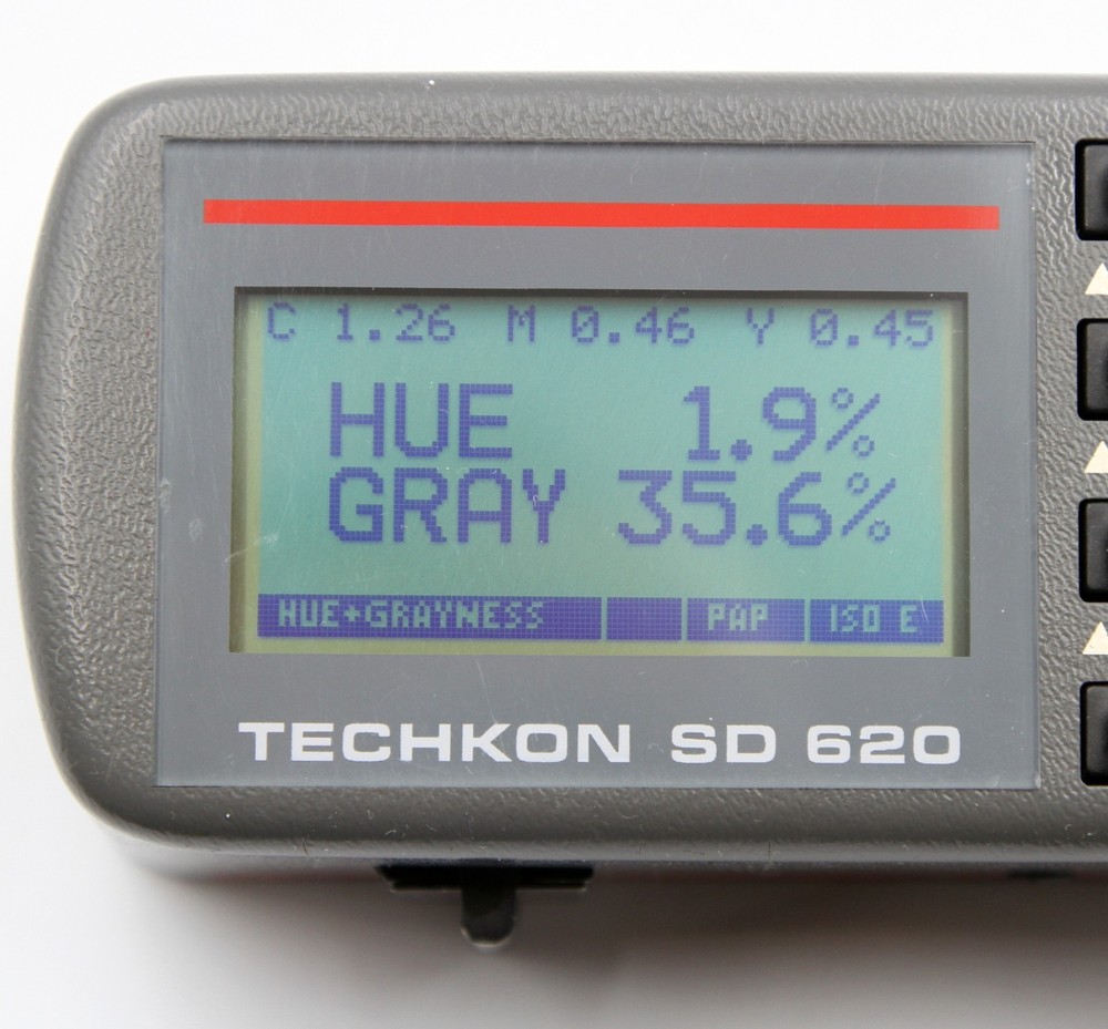 Techkon SD 620 Spectro Densitometer – CMYK, Lab, ΔE – with Carl Zeiss module