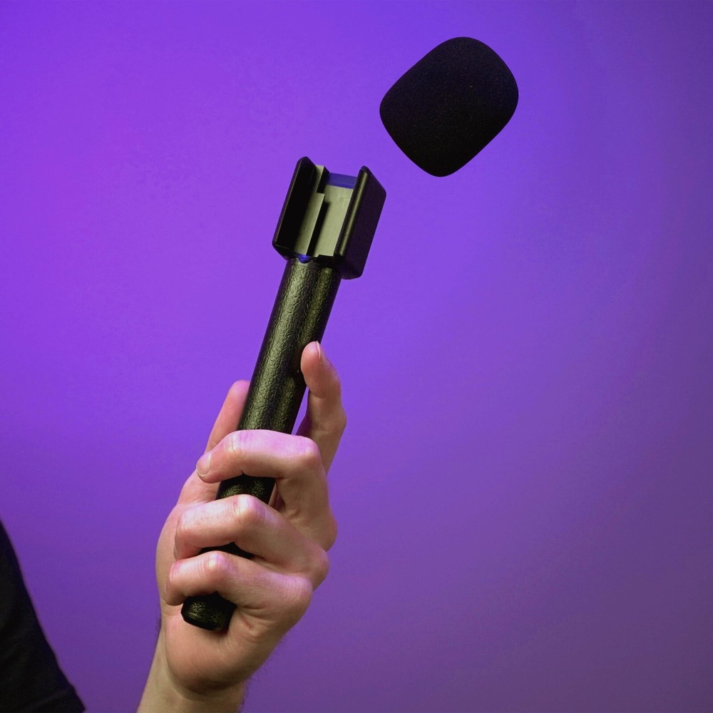 Handheld Microphone Adapter for DJI WIRELESS MIC | Interview Handle