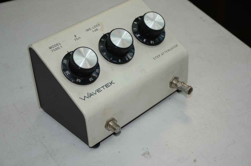 Wavetek 7580.1 75 Ohm Decade Step Attenuator