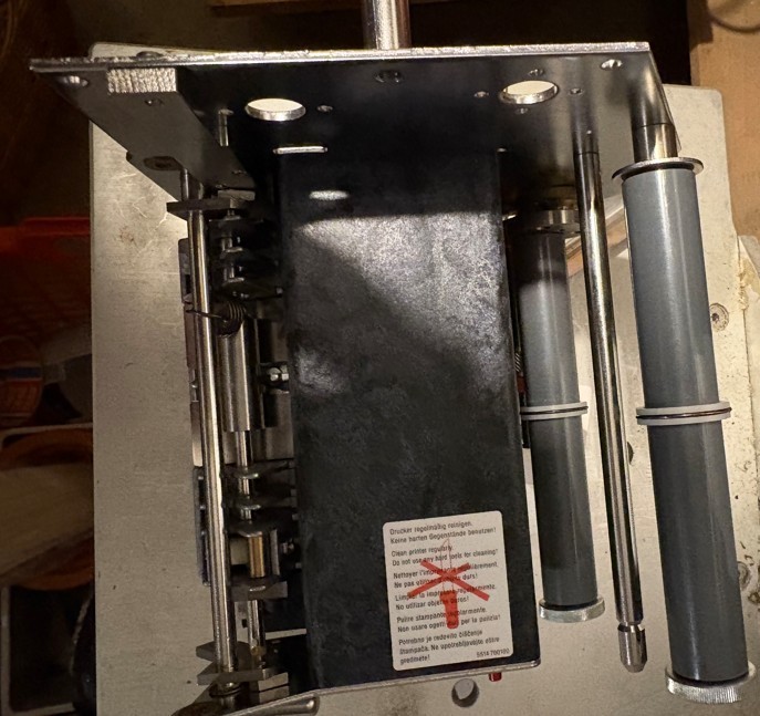 BIZERBA PRINTING UNIT GD 7000 with TH BAR 85MM O
