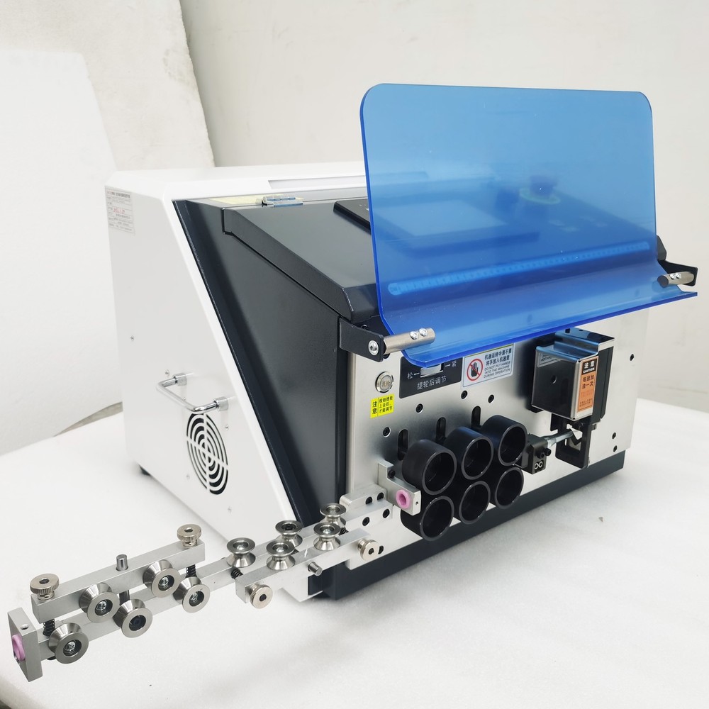 110V Fully Automatic Pneumatic Computer Wire Stripping Bending Machine