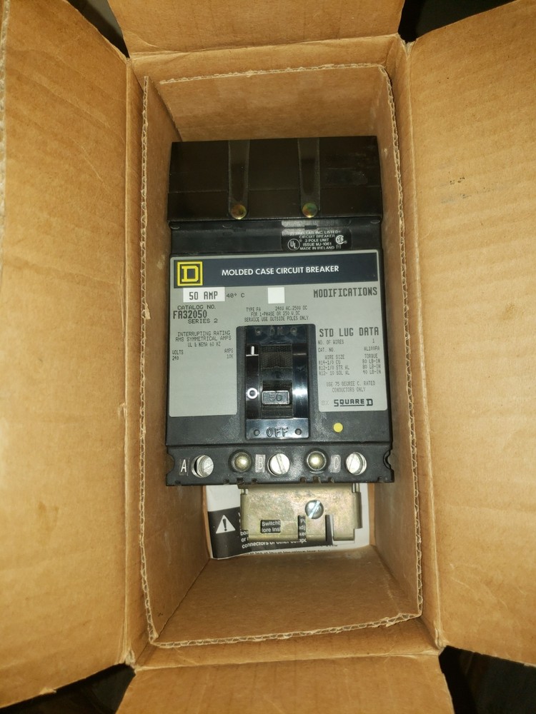 SQUARE D CIRCUIT BREAKER FA32050
