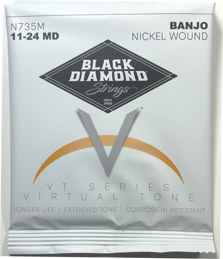 Black Diamond Banjo Strings 5-String Medium Loop End Nickel Wound