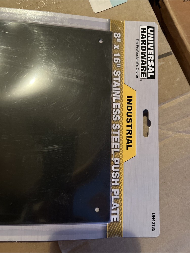 Universal Hardware Push Plate Uh40135