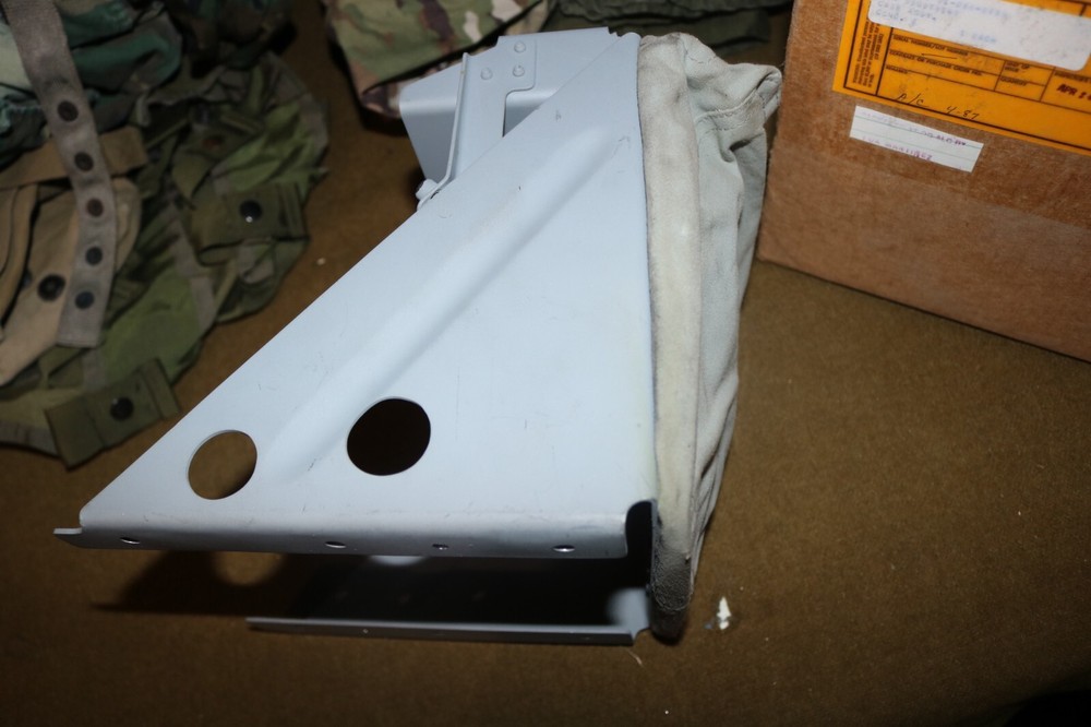 RARE F-4 Phantom cockpit mounted zippered flip down map case