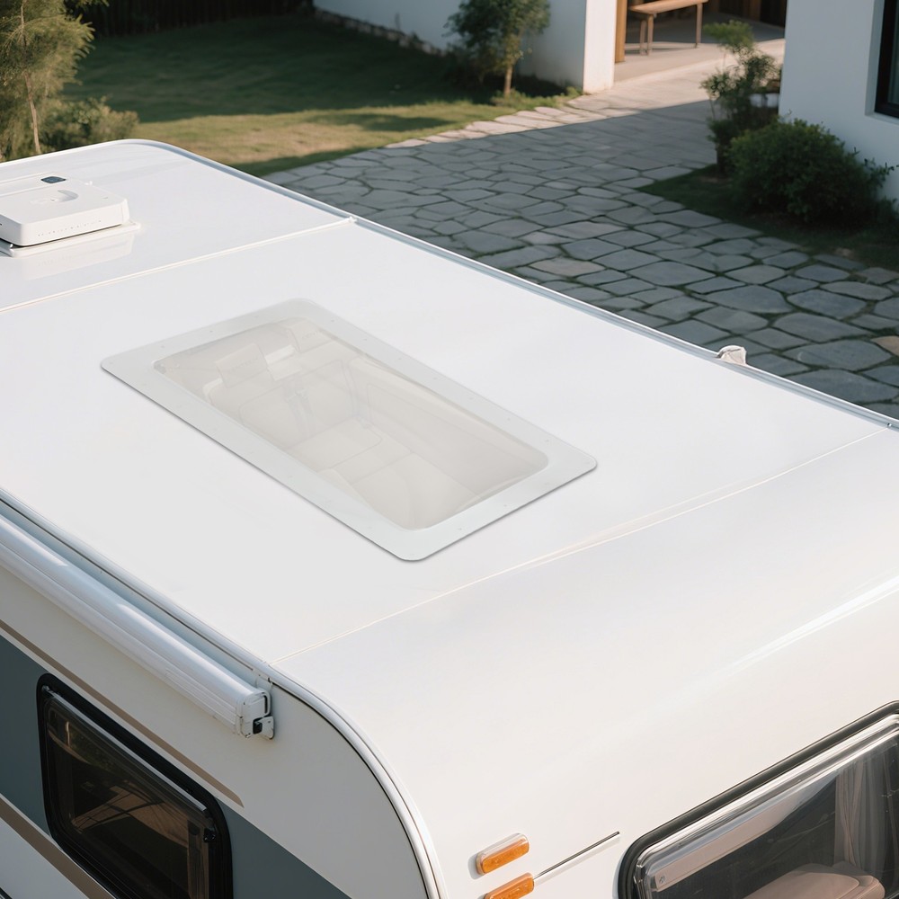 18" x 34" For RV Camper Skylight Exterior Smoky Color Skylight Cover Roof Top