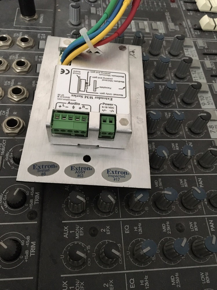 EXTRON EXTENDER WM AAP Audio PC Input