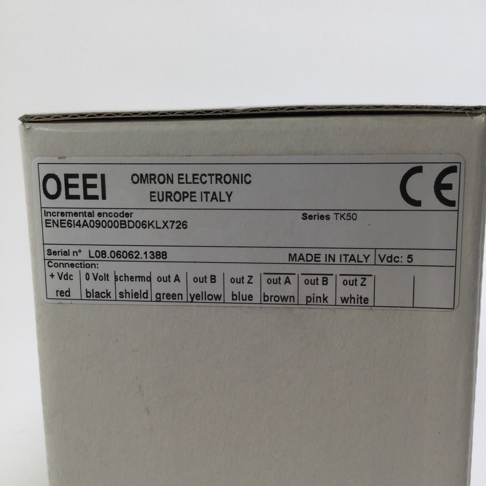 Omron ENE6I4A09000BD06KL Incremental Encoder Vdc 5 New NFP