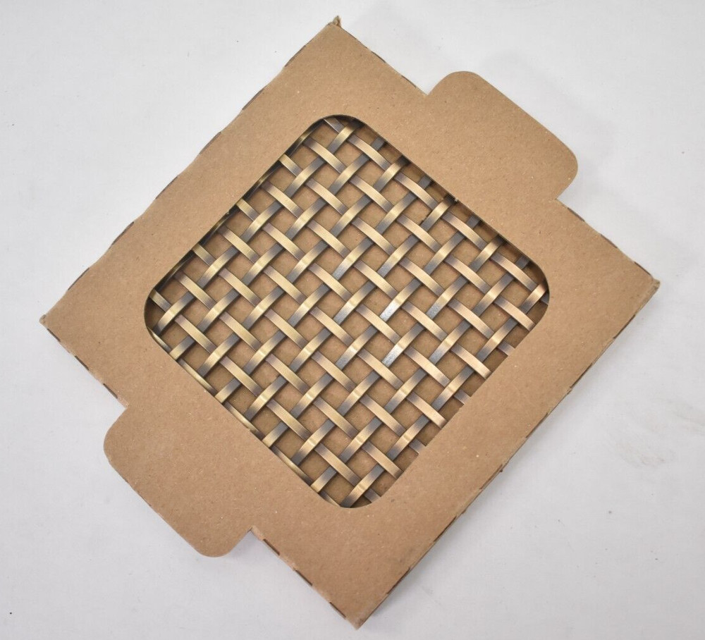 Richelieu Decorative Wire Mesh Sample Replacement Pad Model C Burnished Brass