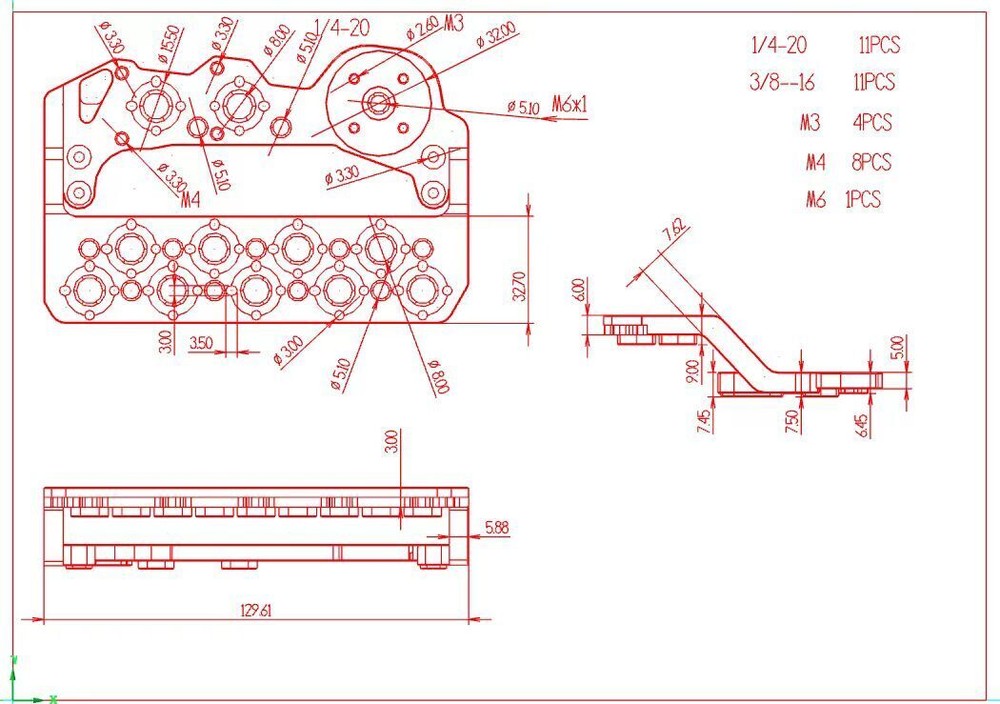 Alexa S35 camera Expansion Side Panel Kit Cold Shoe Panel Plate for ARRI S35