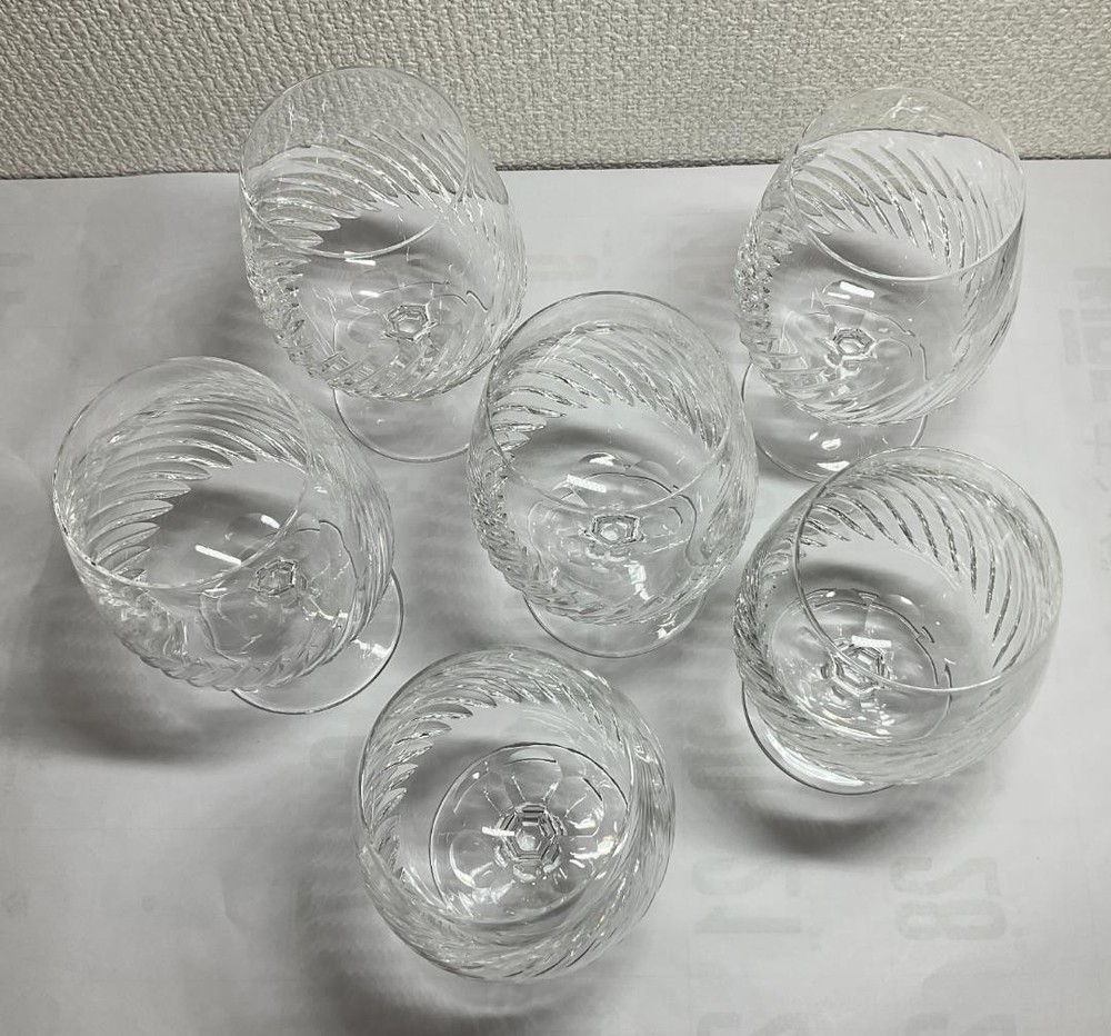 HOYA Cup Crystal Brandy Glass 6 Set