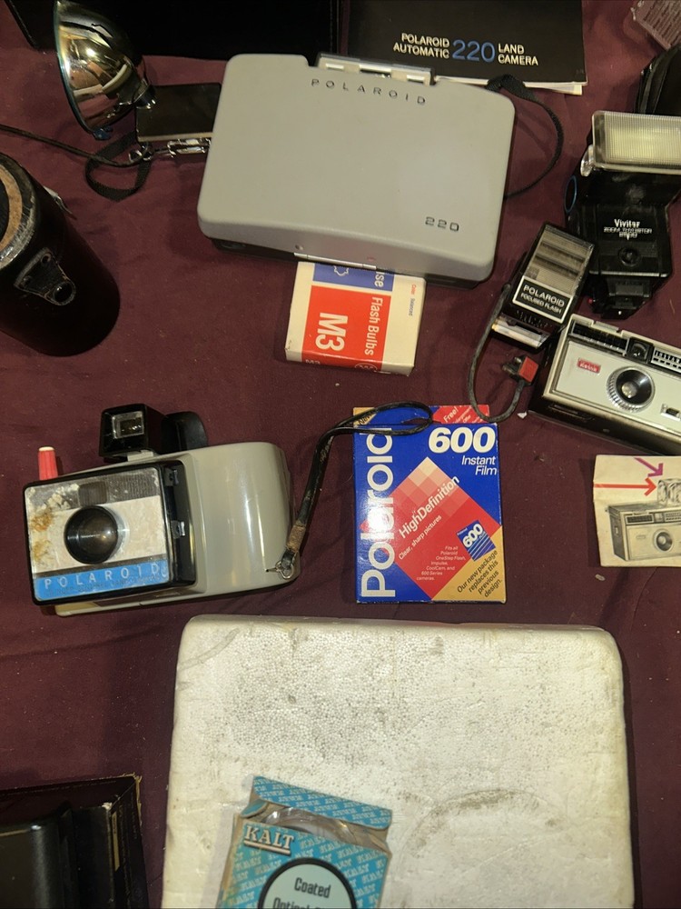 vintage cameras & accessories lot